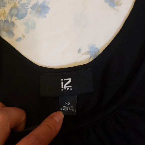 Iz Byer Juniors/ Teenager Black/ White Striped Dress Size Xs - Picture 9 of 11